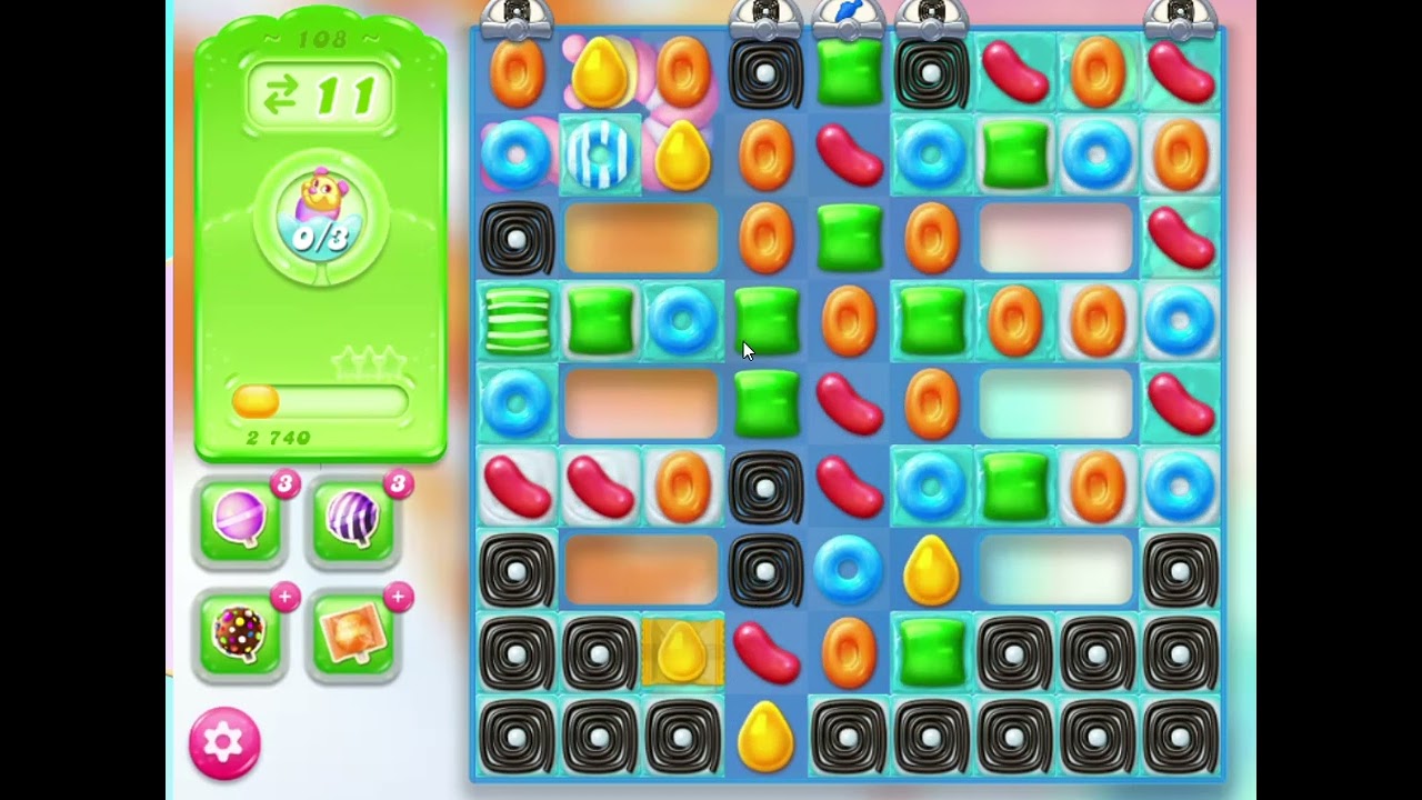 candy crush jelly saga level 108