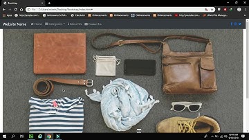 Fixed navbar with bootstrap 4 | Image-fluid with bootstrap | bootstrap tutorial for beginners