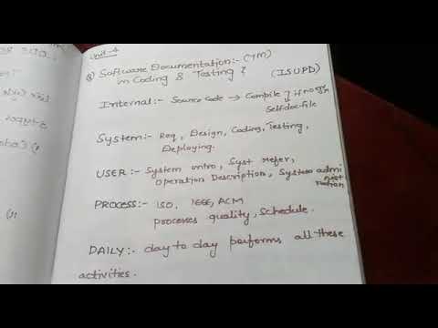 software documentation and coding - YouTube