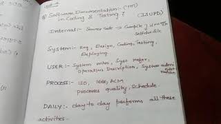 software documentation and coding Profile