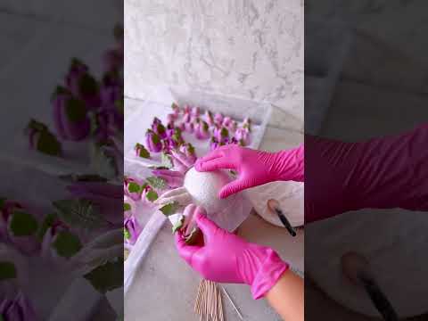 СБОРКА Объмной КОМПОЗИЦИИ из от zefirka.lena Assembling marshmallow tulips