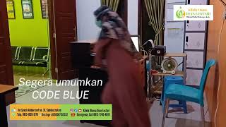 Simulasi Bantuan Hidup Dasar dan Code Blue Klinik Utama Dian Lestari