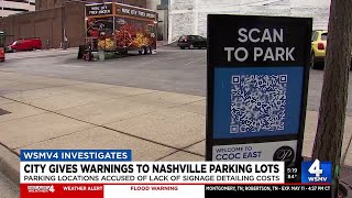 City gives warnings to Nashville parking lots