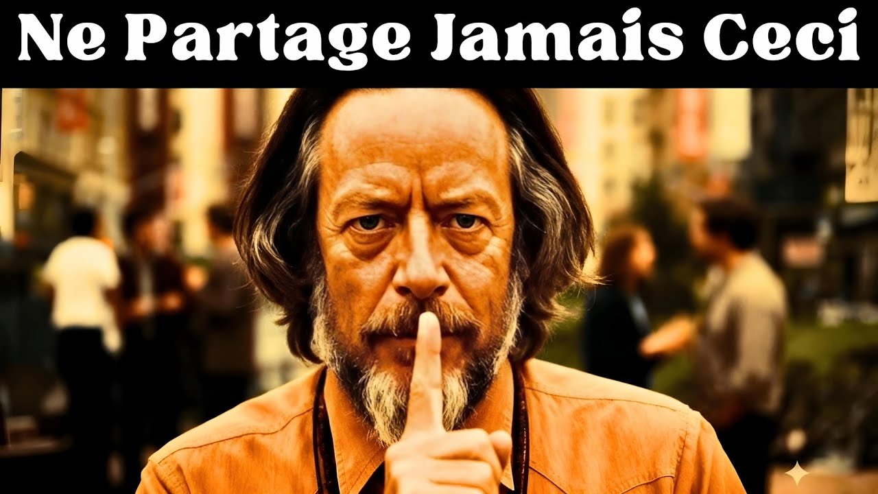 Si tu es Spirituellement Éveillé, Ne Révèle Jamais Ces 5 Choses à Personne ! — Alan Watts