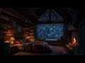 🌬️ Windy Night &amp; Cozy Fire 🔥 Relaxing Sounds for Study, Sleep &amp; Stress Relief ☕
