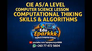 📘 CIE AS A Computer Science Lesson Programming Part 1