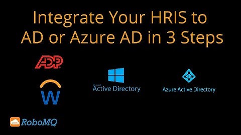 HRIS to Active Directory (AD) or Azure AD Integration in 3 Steps