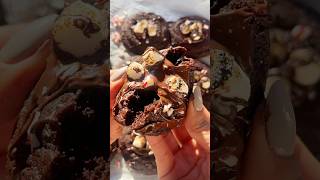 HOT CHOCOLATE COOKIES 🍪☕️ recipe in comments and description!