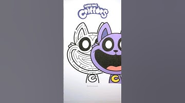 Smiling Critters CatNap Maze Game Play🤩Poppy Playtime Chapter 3 Paper DIY #catnap #shorts