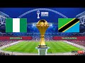 NIGERIA Vs TANZANIA AFCON 2025 Africa Cup Of Nations Full Match All Goals Simulation PES