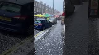 Hailstorm Nightmare in London! Golf-Ball Hail Breaks Everything + Cop Chaos! 🌩️🚔
