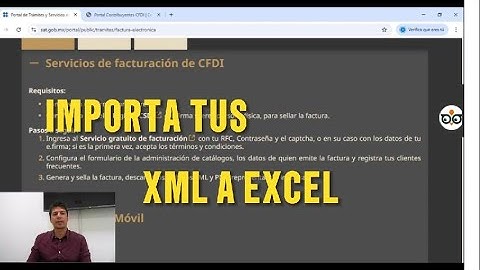 XML en EXCEL (SAT) Sencillo