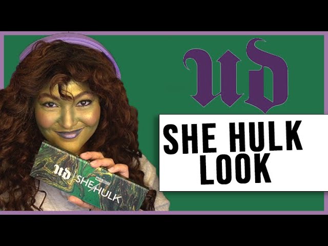 Urban Decay She Hulk look with only the Eyeshadow Palette!