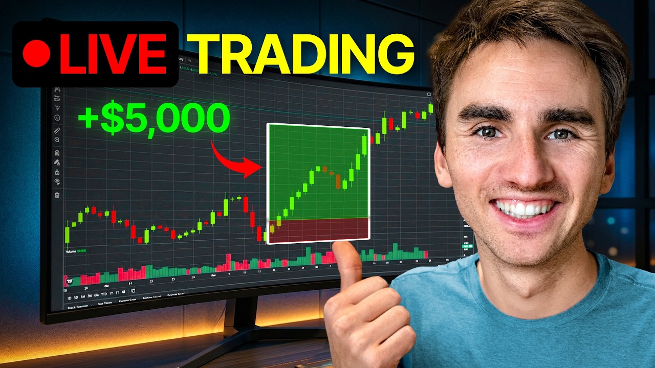 Live day Trading - $4 Beginner Trading Strategy - YouTube