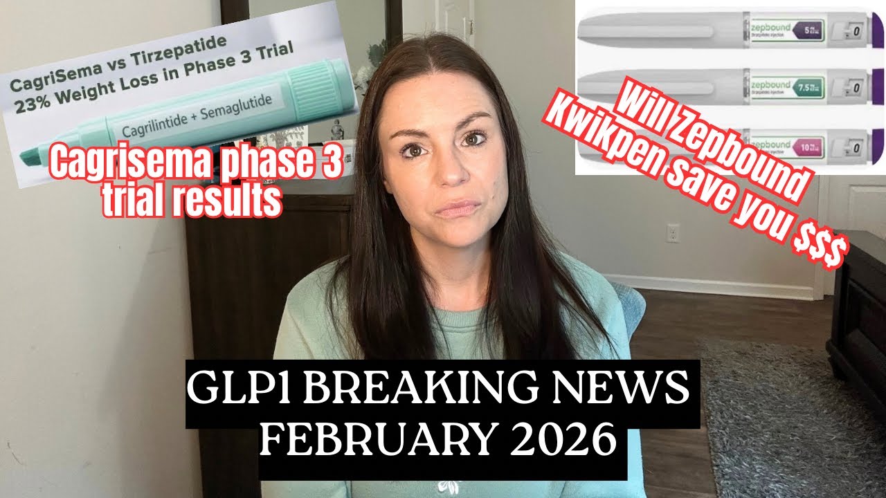 GLP1 BREAKING NEWS: Cagrisema Falls Short and Eli Lilly FINALLY releases Kwikpens! 