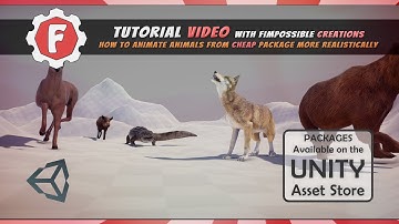 [Unity Tutorial] How to animate animals from cheap package more realistically