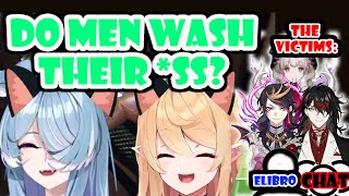 Drunk Elira and Pomu ask if men wash their *ss