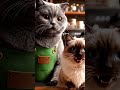 Kot barista podrywa kociczkę 😼😻😁