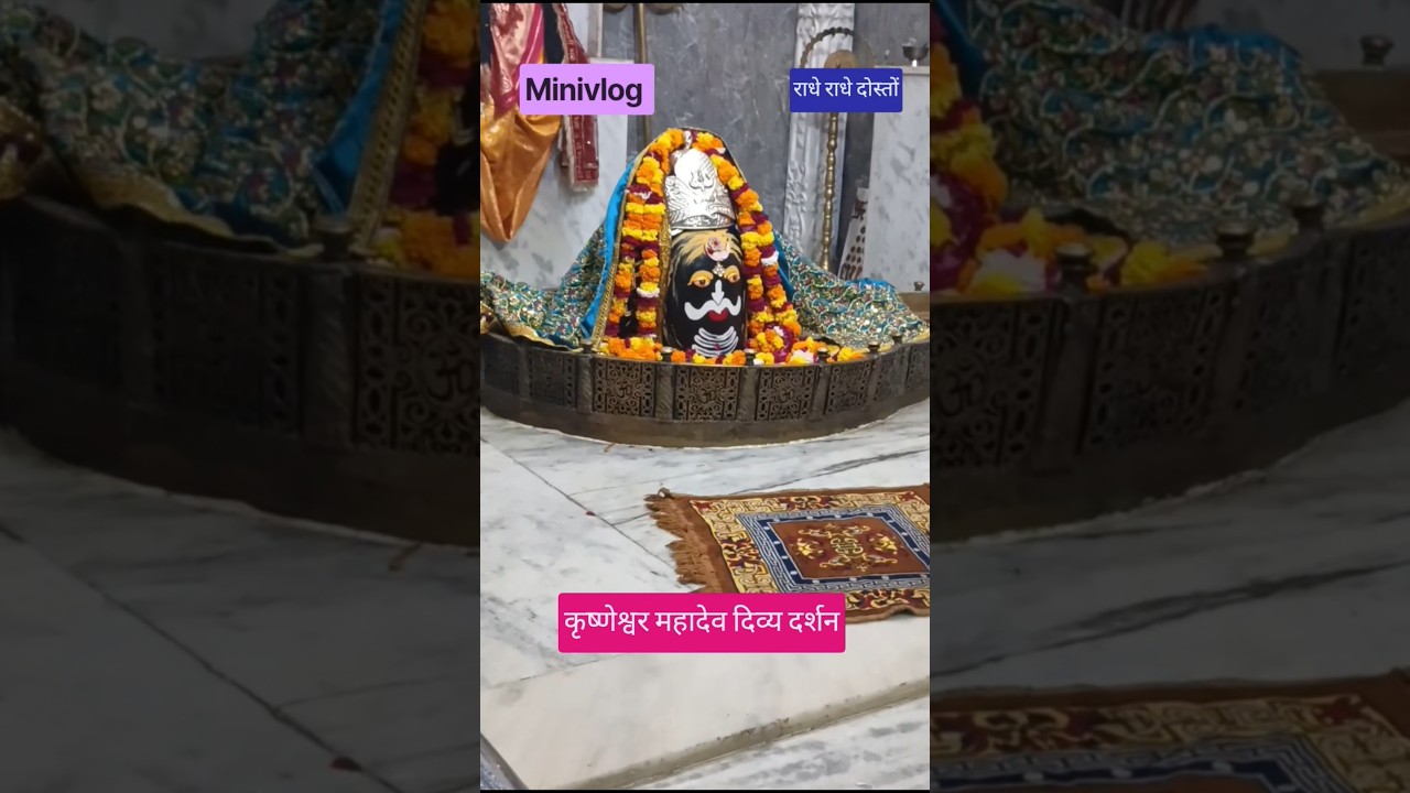 कृष्ण श्री महादेव के दिव्य दर्शन #minivlog #youtubeshorts #t