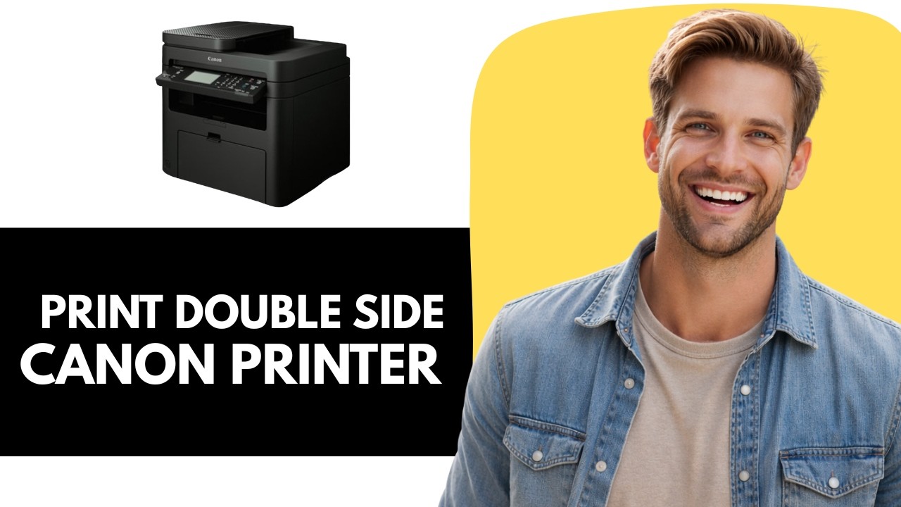 How to Print Double-Sided with Canon i-Sensys MF237W - YouTube
