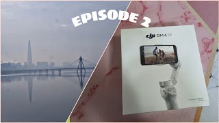 DJI OM 4 unboxing and traveling to seoul in cold weather with bad air condition | life in southkorea by BHEB kim 108 views 2 years ago 7 minutes, 43 seconds