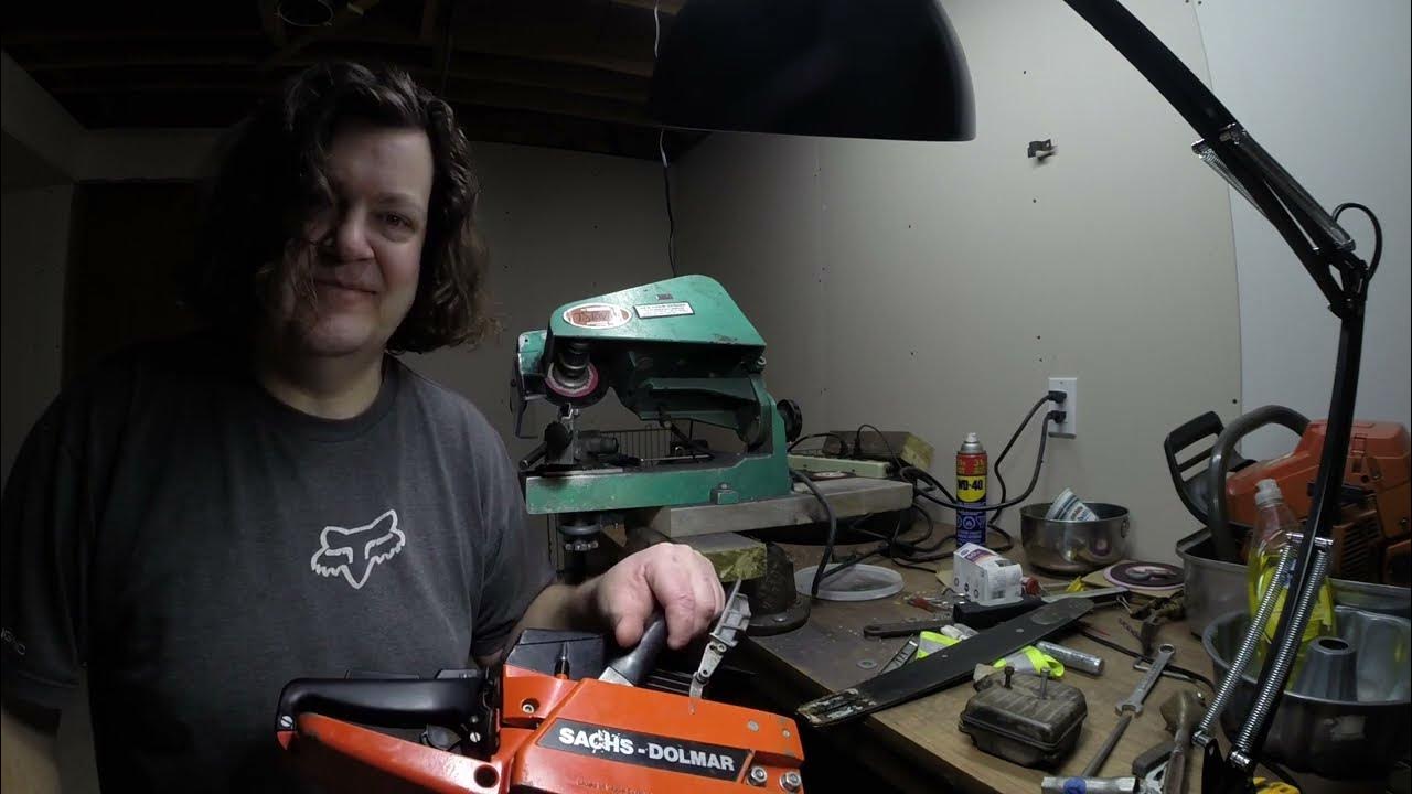 Chainsaw muffler mod / Sachs Dolmar 119 YouTube