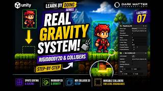 Lecture:07 LEARN BY DOING SERIES: Physics Tutorial: Adding Players, Rigidbody2D & Colliders