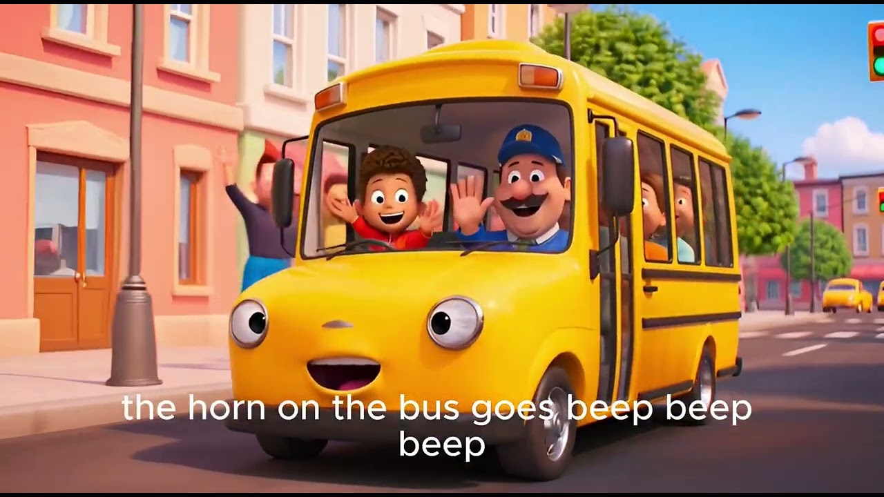 Wheels On the Bus Nursery Rhymes For Toddlers