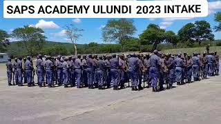 SAPS ACADEMY ULUNDI DRILL DISPLAY PREPARATIONS 2023 INTAKE