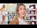 3D ULTRASOUND (so cute!) + NURSERY DIY PROJECT | leighannvlogs