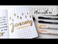 Plan With Me | January 2020 Bullet Journal Setup