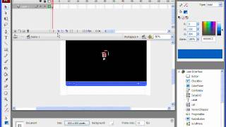 Adobe Flash CS3 Caption Positioning Below the Video