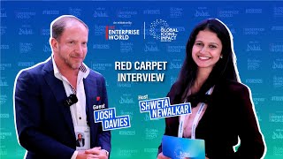 Josh Davies | Red Carpet Interview | The Global Icons of Impact 2025