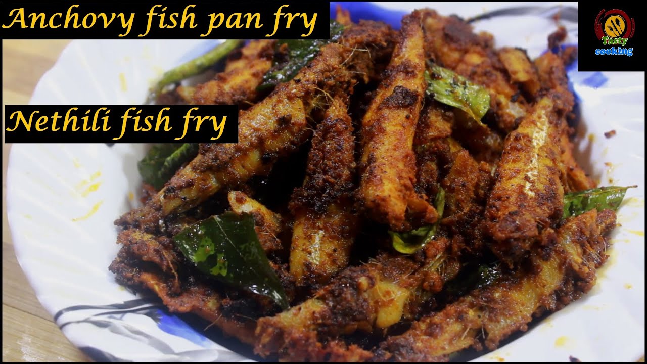 Anchovi fish pan fry/anchovy fish fry fish fry