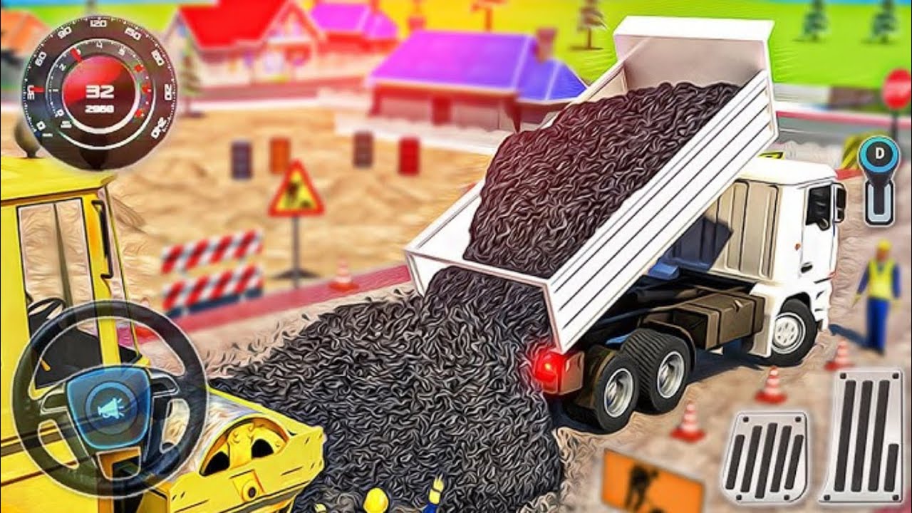 Epic City Road Construction Challenge! 🌆🚜 Road to Success! - YouTube