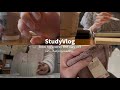 STUDY VLOG】国試受験生の休日ブイログ👩🏻💻,資格勉強vlog🤍,深夜のファミレスで読書🍨,a day in my life🌿