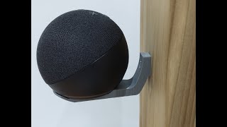 Mars Outpost Made for Amazon Echo Dot 4th Generation Slim Wall Mount Bracket Shelf Fits Echo Spot