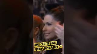 Celebrity June Carter Final Public Appearance 🥹 Profile
