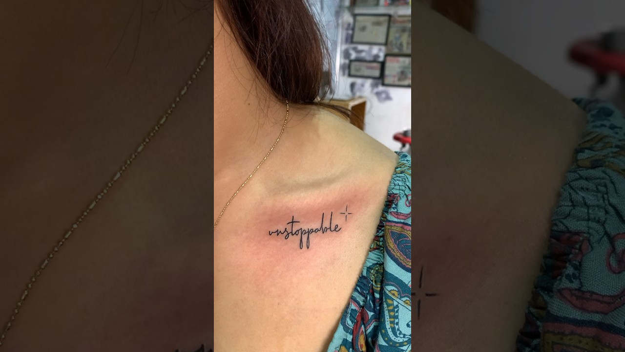 Unstoppable Girl Semi-Permanent Tattoo | EasyTatt™
