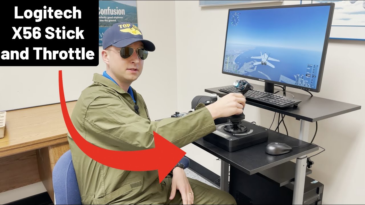 Logitech X56 HOTAS RGB Throttle and Stick for Flight Simulators - Product  PIREP - YouTube