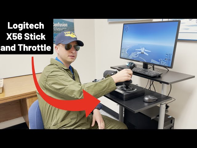 Logitech X56 HOTAS RGB Throttle and Stick for Flight Simulators - Product  PIREP - YouTube