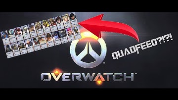 OVERWATCH QUADFEED WITH EVERY HERO!!! (CONSOLE)