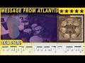 Message from Atlantis - Disperse | DRUM SCORE Sheet Music | #713 DRUMSCRIBE