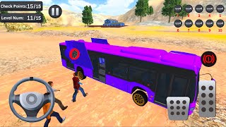 Flying Bus Driving simulator 2019: Free Bus Games - Best Android Gameplay screenshot 5