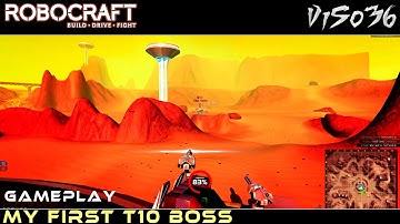 Robocraft Gameplay | My first T10 Boss Battle (720p60)