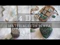 4 DIY con materiales playeros (Beach materials)