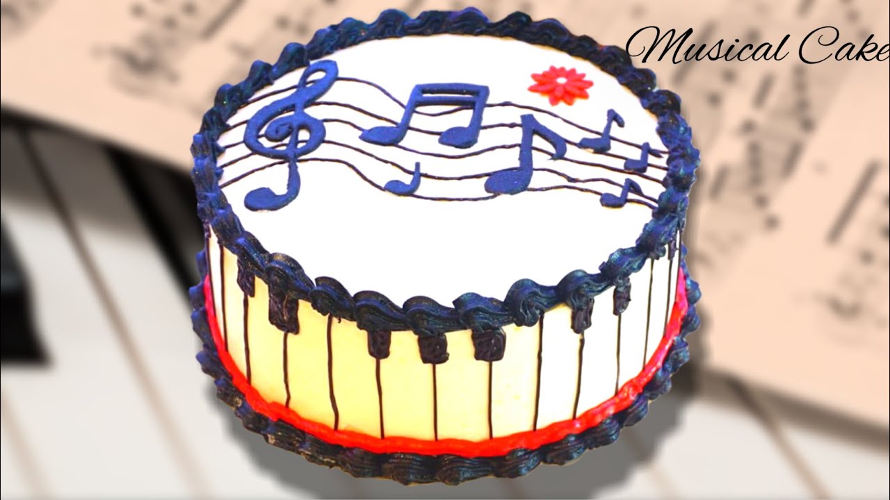 Musical Notes Cake !!