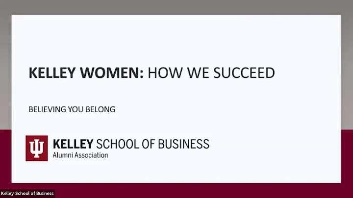 Kelley Women: Believing You Belong