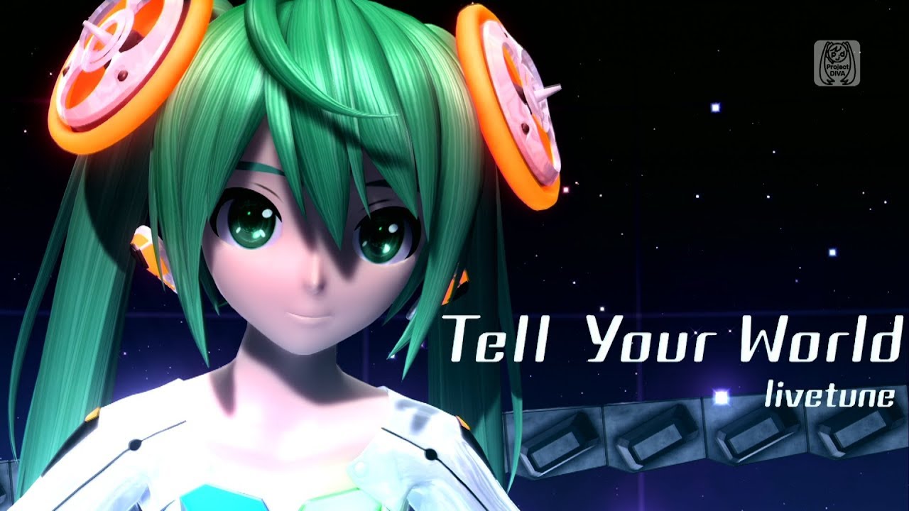 1080p Full風 Tell Your World Hatsune Miku 初音ミク Project Diva Arcade English Lyrics Romaji Subtitles Youtube
