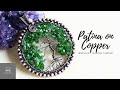 Patina on Copper - How to use Liver of Sulphur Patina - Jewellery Making Tutorial